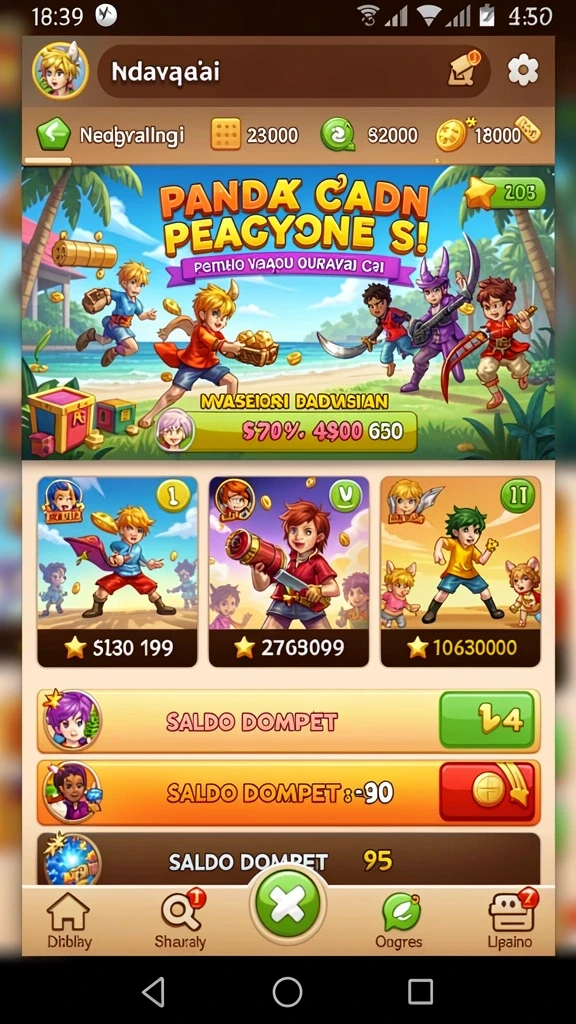 92glory - Screenshot memperlihatkan karakter utama dalam misi.