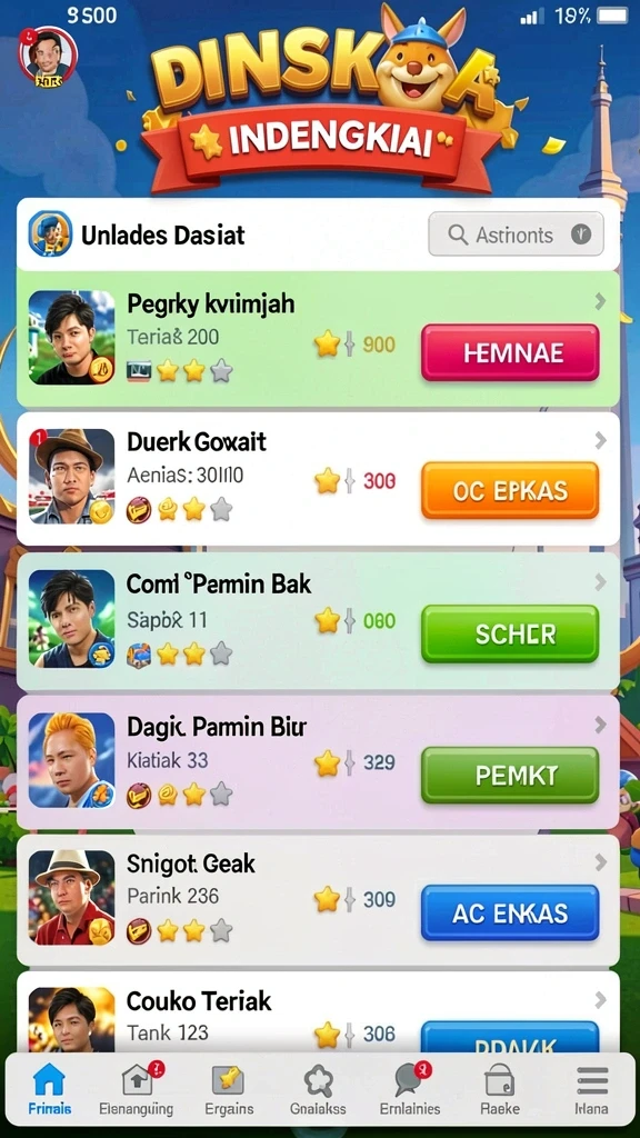 browin88 - Tampilan menu utama yang menarik dan intuitif.