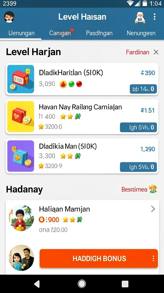 d200m - Karakter dengan desain unik dan beragam di D200M.