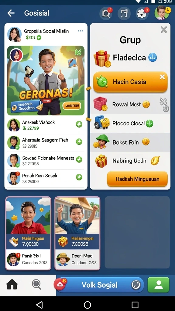 haikuotk - Fitur interaktif yang menyenangkan untuk kolaborasi.